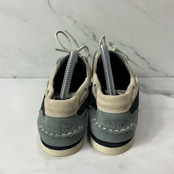 TIMBERLAND Tri-Colored Suede Leather Boat Shoes - Picture 7 of 10